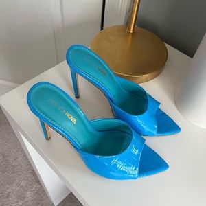 Fashion Nova Blue Heels